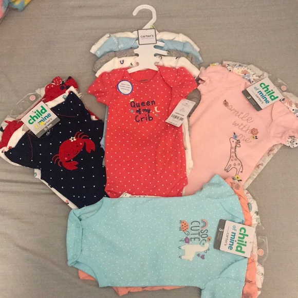 Carter’s / child of mine by Carter’s bodysuits - Picture 6 of 9